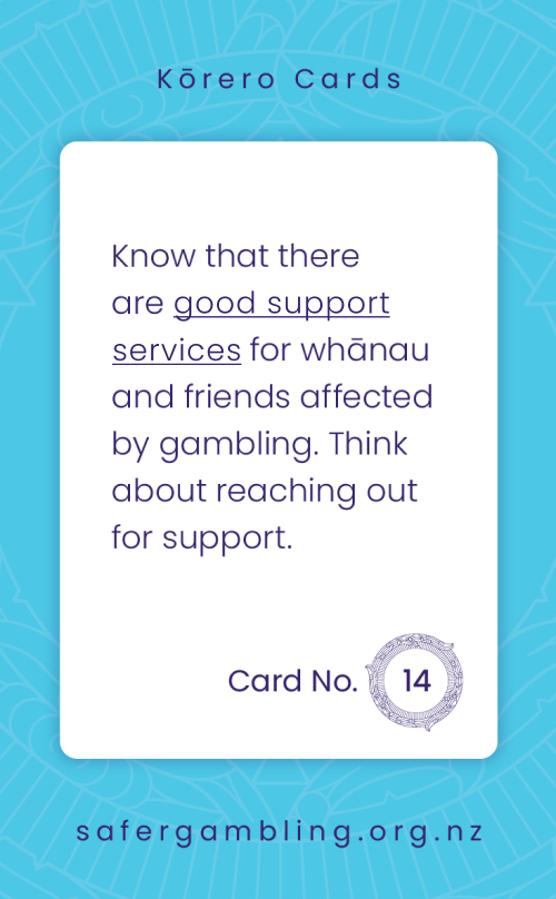 Showing them you understand, card 4
