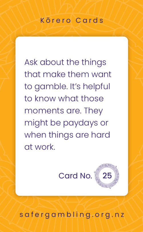 Showing them you understand, card 5